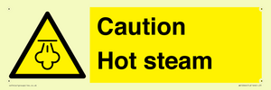 Caution Hot steam